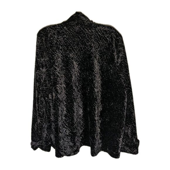 Vintage 50s Inspired Cape Jacket Women's Size 22 24 XXL Black Mobwife Goth Punk - Picture 6 of 10